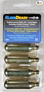 Kleer Drain 101 Replacement Cartridge, 4 Pack