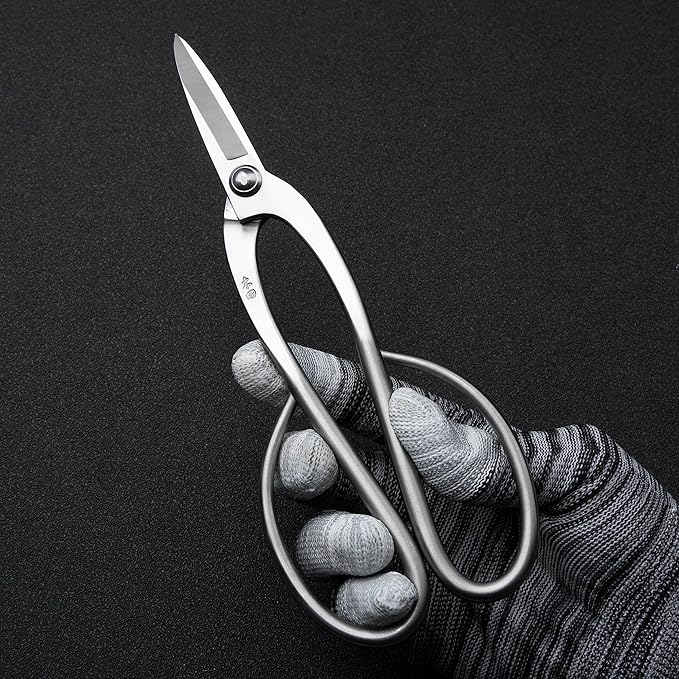Bonsai Scissors Professional Grade Bonsai Shears Alloy Steel Bonsai Tools Equip With Tool Bag (MT-TBS-200)
