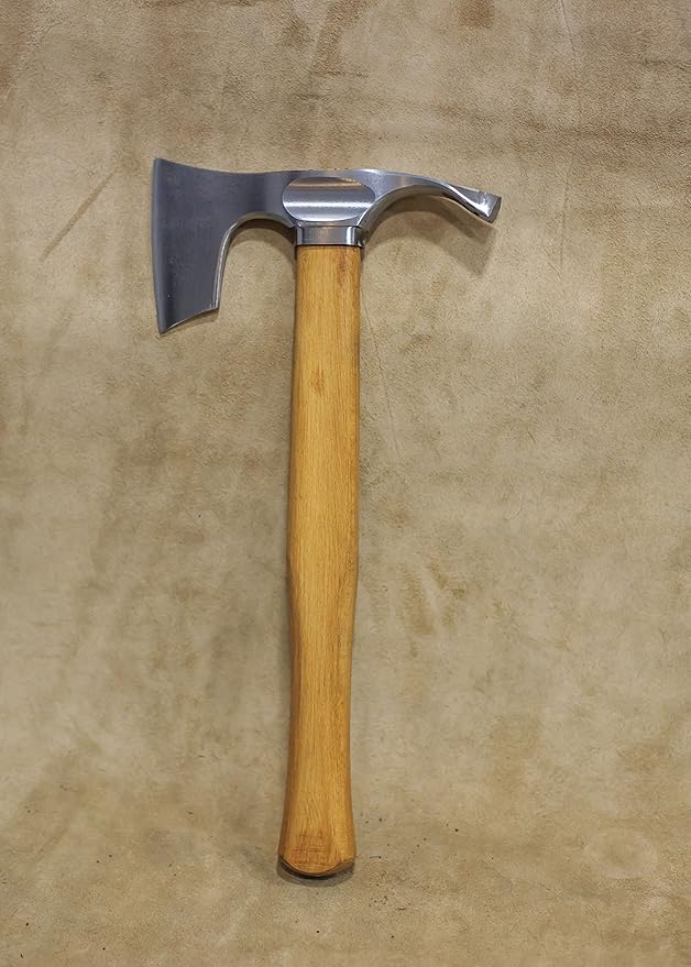 Bearded Hatchet/Axe Combined with Curved Adze Blade - Bowl Makers Tool by mapsyst
