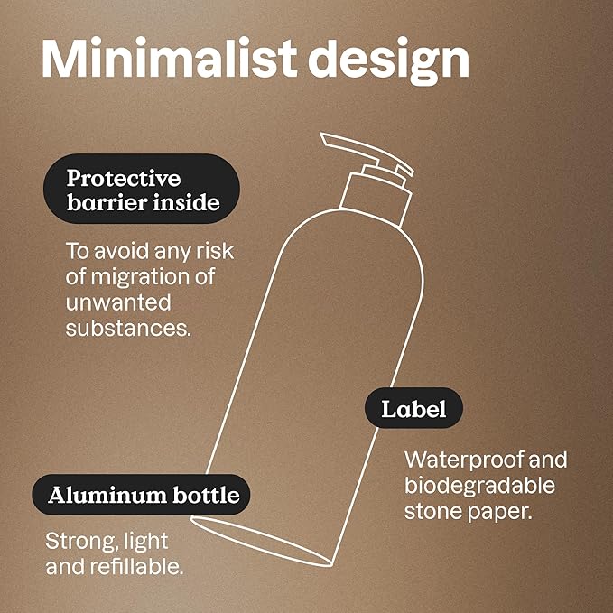 ATTITUDE Baby Dish Soap and Bottle Cleaner, EWG Verified Dishwashing Liquid, No Added Dyes or Fragrances, Tough on Milk Residue and Grease, Vegan, Refillable Aluminum Bottle, Unscented, 16 Fl Oz