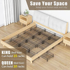 Under Bed Storage with Wheels, 360° Rotating, No-Assembly Underbed Storage Containers, 1 PACK