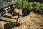MotoAlliance Impact IMPLEMENTS® Tree Spade for ATV UTV and Garden Tractors. Plant Rows of Trees on a Small Farm or Acreage Site.