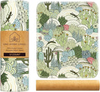 Reusable Paper Towels (12"x10”) - Soft Absorbent 100% Cloth Paper Towels- Washable Paper Towels Rolls w/Cardboard Roll - Napkins Washable - Dish Cloths (Cactus, 12x10inch)