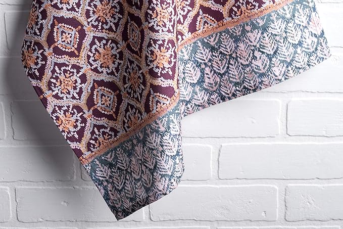 Maison d' Hermine Kitchen Towels Set of 3 100% Cotton 27.50" x 20" Reusable Cloth Tea Dish Towels Absorbent with Hanging Loop for Kitchen, Home, Dining, Cocktail Parties (Fair Isle)