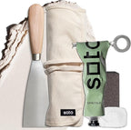 soto Small Hole Repair, Off-White Spackle, 7-Piece Kit (No. 08 Artisan White) - High Strength Small Hole Repair Kit for use on: Walls, Drywall, Ceiling, Furniture, Cabinets