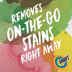 Shout Wipes Stain Remover for Clothes Laundry, Instant Stain Remover and Individually Wrapped, Travel Essentials, Works on Everyday Stains, 4 Wipes (Pack of 1)