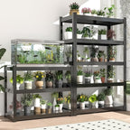 5-Tier Storage Shelves Heavy Duty Black 16" D x 36" W x 71" H, Adjustable Utility Rack Shelf, 3000 lbs Capacity, Storage Organizer for Garage, Home, Bathroom, Laundry, Storage Rack
