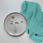 RUVANTI Flour Sack Towels 12 Pack 28 x 28 Inches, Ring Spun 100% Cotton Dish Towel, Machine Washable, Absorbent - Flour Sack Kitchen Towels for Drying and Cleaning - Turquoise