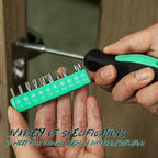 CARTMAN 39-Piece Home Tool Set Kit, Essential Household Hand Tools with Plastic Storage Case, Green