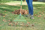 AMES 20201033 Steel Tine Leaf Rake with Hardwood/Steel Handle, 22 Tines
