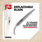 OREGON 12-Inch Premium Japanese High-Carbon Steel Tree Pruning Hand Saw with Straight Blade