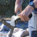 LEXIVON V9 Camping Hatchet, 9-Inch Axe | Ergonomic Grip, Lightweight Fiber-Glass Composite Handle | Protective Carrying Sheath Included (LX-V9)