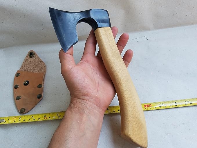 Mini Carving Bearded Axe with Sheath by mapsyst