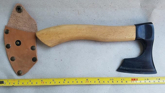 Mini Carving Bearded Axe with Sheath by mapsyst