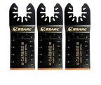 EZARC Carbide Oscillating Tool Blades, Multitool Blades Heary Duty for Hard Material, Metal, Nails. Bolts. Screws, 3-Pack