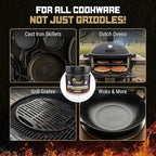 Royal Kitchen Cast Iron & Carbon Steel Seasoning Conditioner 2-IN-1 | Effective For Restoring, Protecting & Conditioning Blackstone Griddle, Cast Iron and Dutch Oven Cookware Food Safe and easy to use conditioner (6.5 Ounce (Pack of 1))