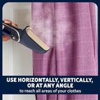 Conair SteamStylist 3-in-1 Steam, Press and Iron Steamer for Clothes, With Fabric Shaver, Extra Water Tank and Storage Bag, For Home, Office or Travel, Amazon Exclusive, Midnight Blue