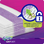 Swiffer WetJet Hardwood Floor Cleaner, Spray Mop Pad Refill, Multi Surface, 12 Count (Packaging May Vary)