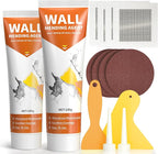Drywall Repair Kit,Wall Patch Repair Kit,2 Pack Wall Patching Agent,Simple Filling of Wall Holes＆Efficient Crack Repair, Plaster Wall Repair,Apartment Friendly