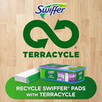 Swiffer Sweep + Mop, Wet Pads Refill, Floor Cleaner for Dirt, Dust, Hair, Cleaning Cloths for Mopping Home, Bathroom, Kitchen, All Purpose Multi-Surface Floor Wipes, Lavender, 24ct