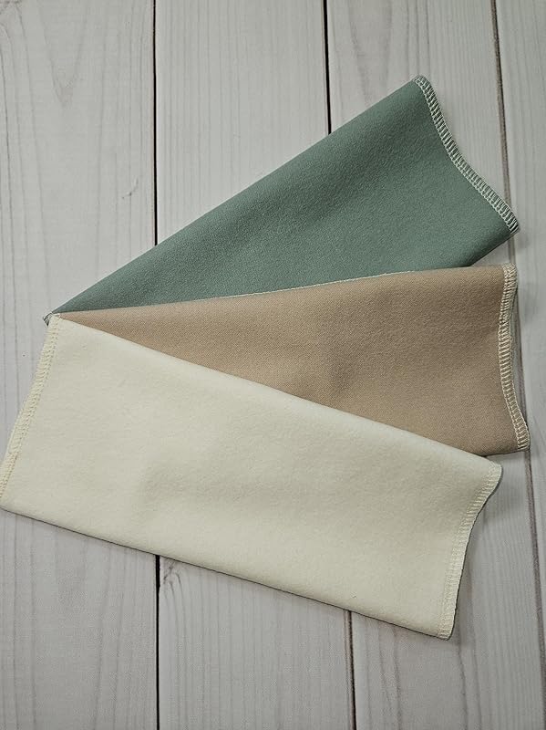 Paperless Towels, 12-12" X 10" Washable Paper Towels, Reusable Paper Towels, 100% Cotton (Sage)