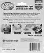 As Seen on TV Drain Cleaner and Deodorizer, Unscented - 12 Pack