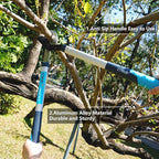 CYRUS Garden Loppers for Tree Trimming, 28” Heavy Duty Tree Branch Cutter with 1¾ inch Chops Thick Carbon Steel Sharp Blade,Garden Tool-Anvil Bypass Lopper with Ergonomical Non-Slip Handle