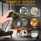 Tougher Than Tom Mouse Repellent Spray – 8 fl oz Premium Cinnamon and Peppermint Oil for Rodents – Effective Mouse Repellent Indoor – Mice Deterrent – All-Natural Formula