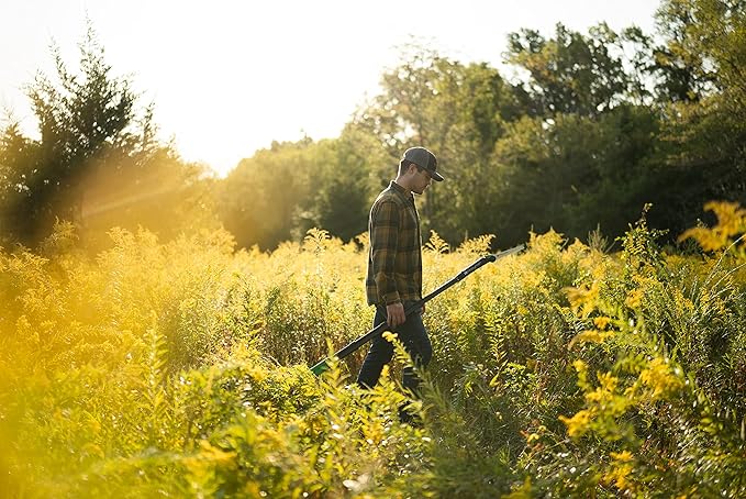 Hooyman Extendable Tree Saw with Compact Design, Detachable Handsaw and Telescoping Pole, No-Slip H-Grip, Impulse Hardened Teeth, and Wrist Lanyard for Tree Trimming, Hunting, Camping, and Outdoors