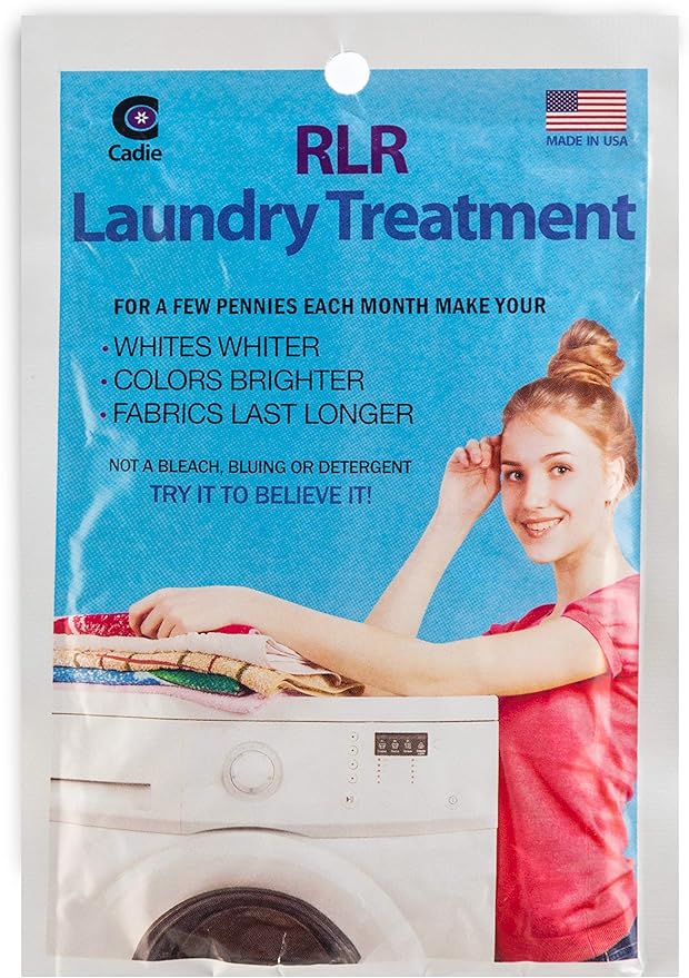 RLR Natural Laundry Detergent Powder – Whitens, Brightens, Refreshes Baby Cloth Diaper Detergent, Musty Towels, Workout Clothes - Non-toxic, Fragrance-Free For Sensitive Skin (Pack of 12)