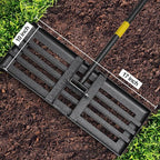 Lawn Level Rake, 6FT Lawn Leveling Tool, Heavy Duty Dirt Leveler Grass Leveling Rake, Stainless Steel Lawn Leveler for Yard Garden Golf Course