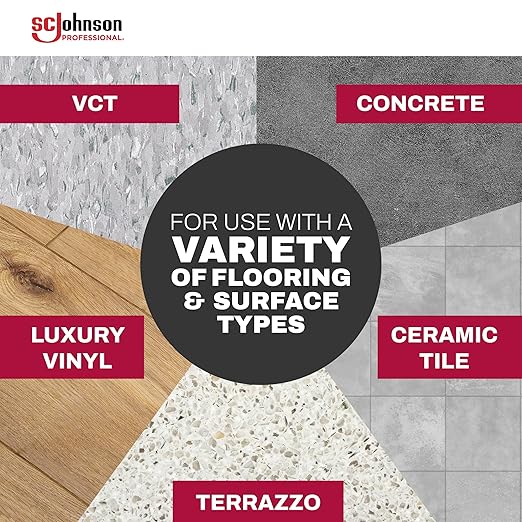 SC Johnson Professional Heavy Duty Neutral pH Floor and Surface Cleaner, Floor Cleaner Concentrate, 1 Gallon, for Professional Use Only