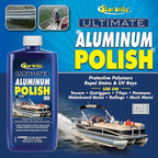 STAR BRITE Ultimate Aluminum Polish - Add a Deep Protective Shine, Remove Light Oxidation & Preserve Restored Finish - Marine Grade for Pontoons, Jon Boats & Canoes 16 OZ (087616)