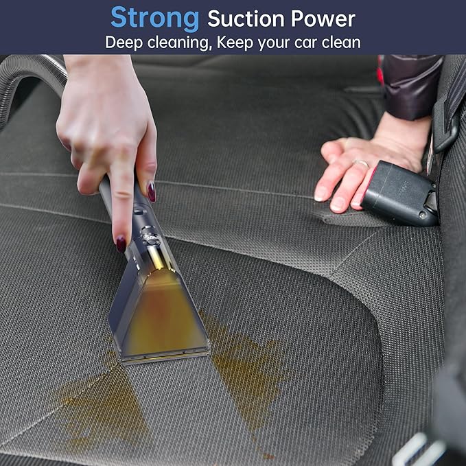 Carpet Cleaner Machine,ENCHE Portable Spot Cleaner Machine for Carpet and Upholstery, 18Kpa 500W Powerful Suction for Pet Stain, Couch & Car, Deep Spot Cleaner for Area Rug, Stair and Furniture