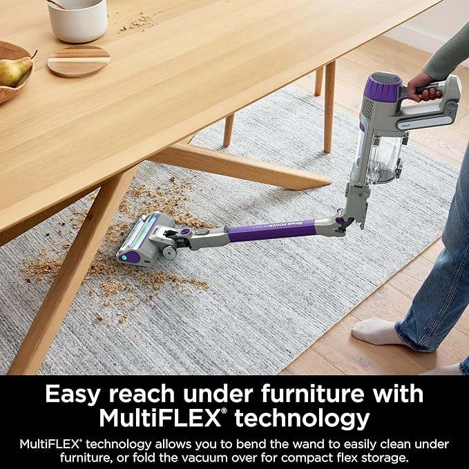 Shark PowerDetect Cordless Stick Vacuum, Powerful Suction, HEPA Filtration, 70-Minute Runtime, Carpet & Hard Floor, Portable, XL Dust Cup, Stick Vacuum for Pet Hair, Dark Gray, IP1251