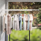 Laundry Rack Wall Mounted,Clothes Drying Rack,Drying Rack Clothing,Clothes Rack,Laundry Hanger Rack,Laundry Drying Rack,Drying Rack Wall Mounted,Retractable ,Collapsible,White Color（J-type Hooks）