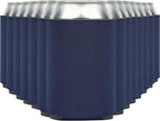 Blank Beer Can Coolers Sleeves (14-Pack) Soft Insulated Beer Can Cooler Sleeves - HTV Friendly Plain Can Sleeves for Soda Beer Cans & Bottles - Blanks for Vinyl Projects & Wedding Favors (Navy Blue)