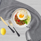 Homaxy Premium Kitchen Towels(18”x 28”, 6 Pack), Large Cotton Kitchen Hand Towels, Flat and Terry Dish Towels, 380 GSM Highly Absorbent Tea Towel Set with Hanging Loop, Multicolor