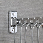 Alise Folding Clothes Hanger,Stainless Steel Wall Mounted Drying Rack,Space Saving Laundry Hanging Rack for Laundry Closet Bedroom Bathroom,Polished Chrome