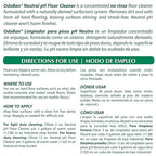 OdoBan Professional Cleaning Neutral pH Floor Cleaner and BioStain and Odor Remover, Made in the USA, 1 Gallon Each