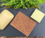 Marasol Soap Saver and Scrub Pad (4) | Coconut Fiber - Compostable | Plastic Free - Zero Waste | Bar Soap Holder | Tough Non-Scratch Scour Pad | Vegetable Brush | 4-Pack