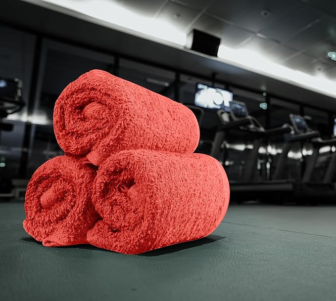 Utopia Towels 24 Pack Cotton Washcloths Set, 100% Ring Spun Cotton, Premium Quality Flannel Face Cloths, Highly Absorbent and Soft Feel Fingertip Towels, Coral