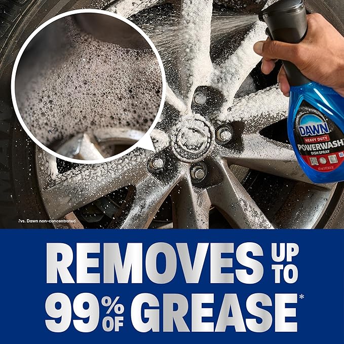 Dawn Powerwash Heavy Duty Dish Spray All-Purpose Cleaner and Degreaser, 64oz, 1 Starter Kit + 3 Refill