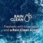 Clorox Ultra Clean Toilet Tablets Bleach & Blue, Rain Clean Scent 2.47 Ounces Each, 2 Count (Package May Vary)