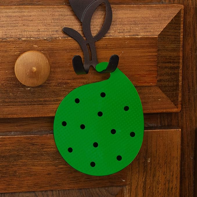 Vegetable Scrubber Brush : Double Sided Fruit and Vegetable Scrubber - Multi Use: Potato Scrubber - Carrot Brush - Trivet - Jar Opener - Coaster - Fruit Cleaner -BPA Free - Veggie Scrubber by Cestari