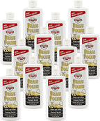 HOPE'S Brass Polish and Cleaner, Prevents Tarnish, Safe for Brass, Copper, Chrome, and Sterling Silver, Metal Polish for Cymbals, Trombone, Trumpet, and Other Instruments, 8 oz, Pack of 12