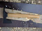 Elegant Small Bearded Hatchet/Axe Combined with Curved Adze Blade - Bowl Makers Tool- Rare!!!