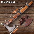 VikingsBrand Viking Battle Axe (Ragnar's Axe)