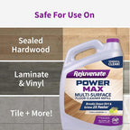 Rejuvenate PowerMax Multi-Surface Floor Cleaner, 128 Ounces, Breaks Down Dirt And Grime On Sealed Hardwood, Tile, Vinyl, Laminate To Deliver A Powerful, Deep Clean With Citrus And Cedarwood Scent