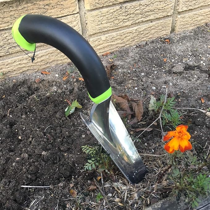 Radius Garden 101 Ergonomic Aluminum Hand Transplanter, Original Green